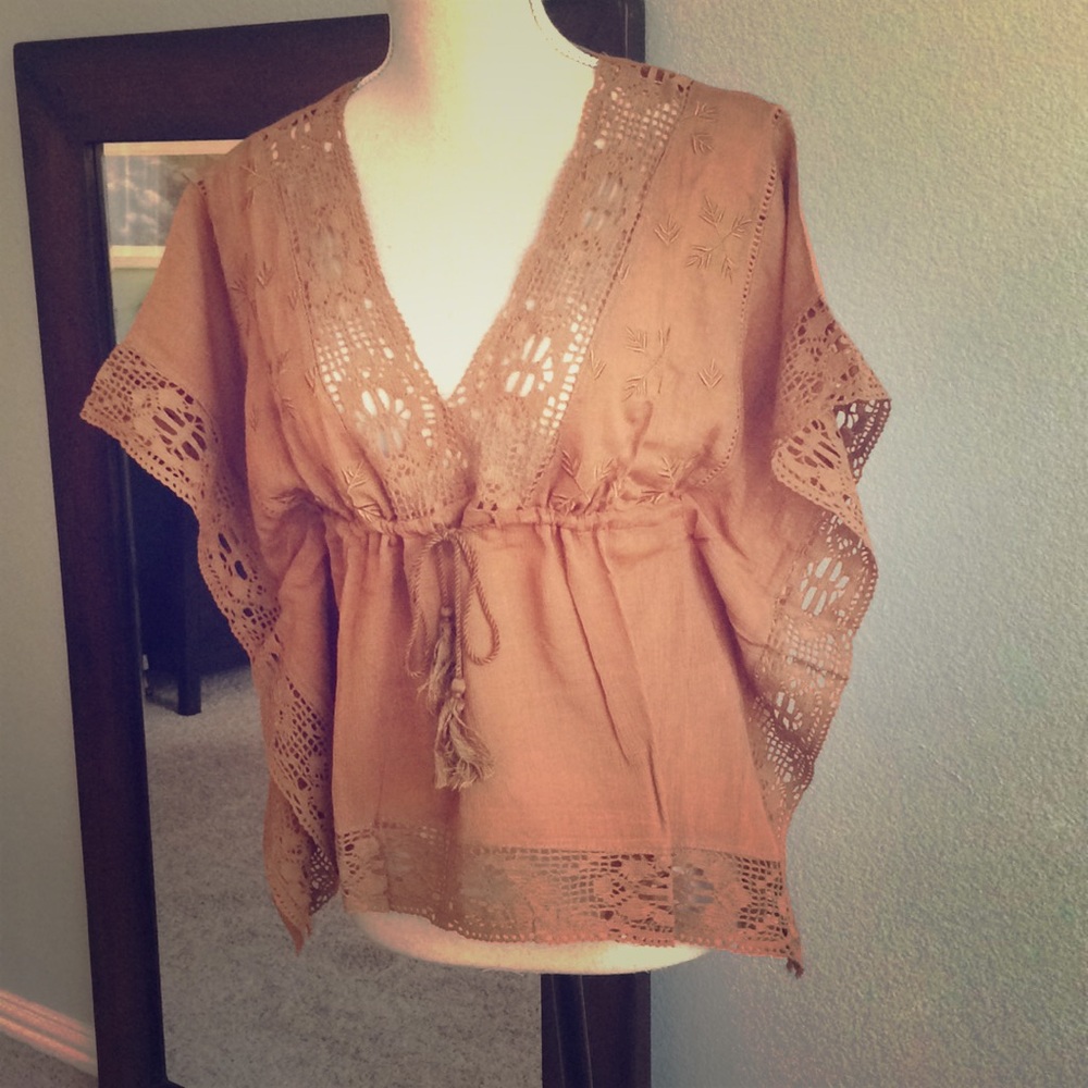 Camel Tunic Top